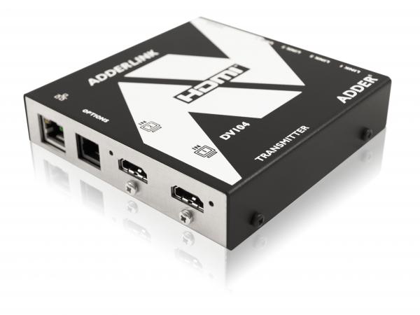 AdderLink ALDV104T-US - HDMI 1-to-4 Video Splitter/Extender for Secure AV Distribution