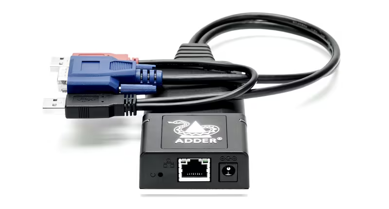 AdderLink Infinity 100T VGA - ZeroU USB-Powered IP KVM Transmitter for VGA Video Extension Video Transmitters Adder Technology