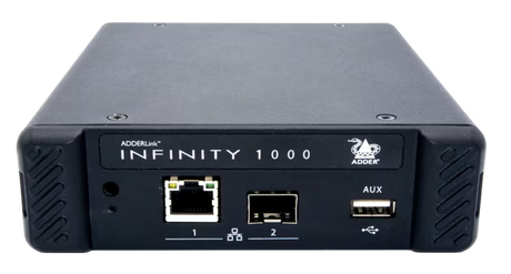 AdderLink Infinity 1102 - Single-Head DisplayPort IP KVM Extender for Secure Extension Video Transmitters Adder Technology