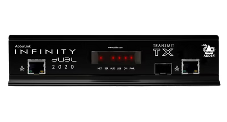 ADDERLink INFINITY Dual 2020 - Dual-Head KVM Extender over IP up to 20km KVM Switches Adder Technology