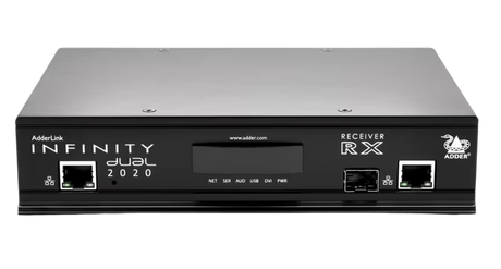 AdderLink Infinity Dual 2020 - Dual-Head HDMI USB Audio IP KVM Extender for Scalable Matrix Integration KVM Switches Adder Technology
