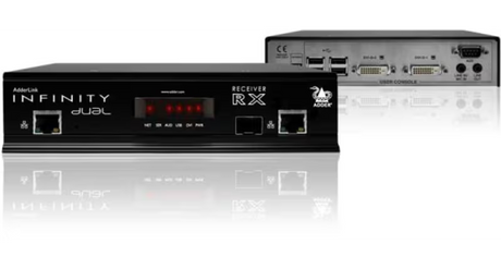 AdderLink Infinity Dual 2020 - Dual-Head HDMI USB Audio IP KVM Extender for Scalable Matrix Integration KVM Switches Adder Technology