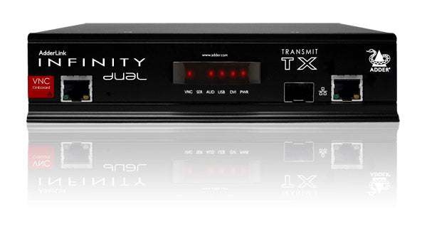 AdderLink Infinity ALIF2112T - Dual-Head DVI USB Audio KVM Transmitter with VNC over IP KVM Switches Adder Technology