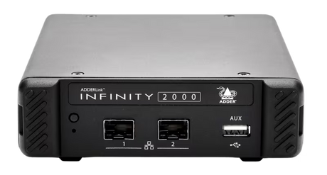 AdderLink Infinity 2122 - Dual-Head DisplayPort IP KVM Extender Pair for Scalable Matrix Integration KVM Switches Adder Technology