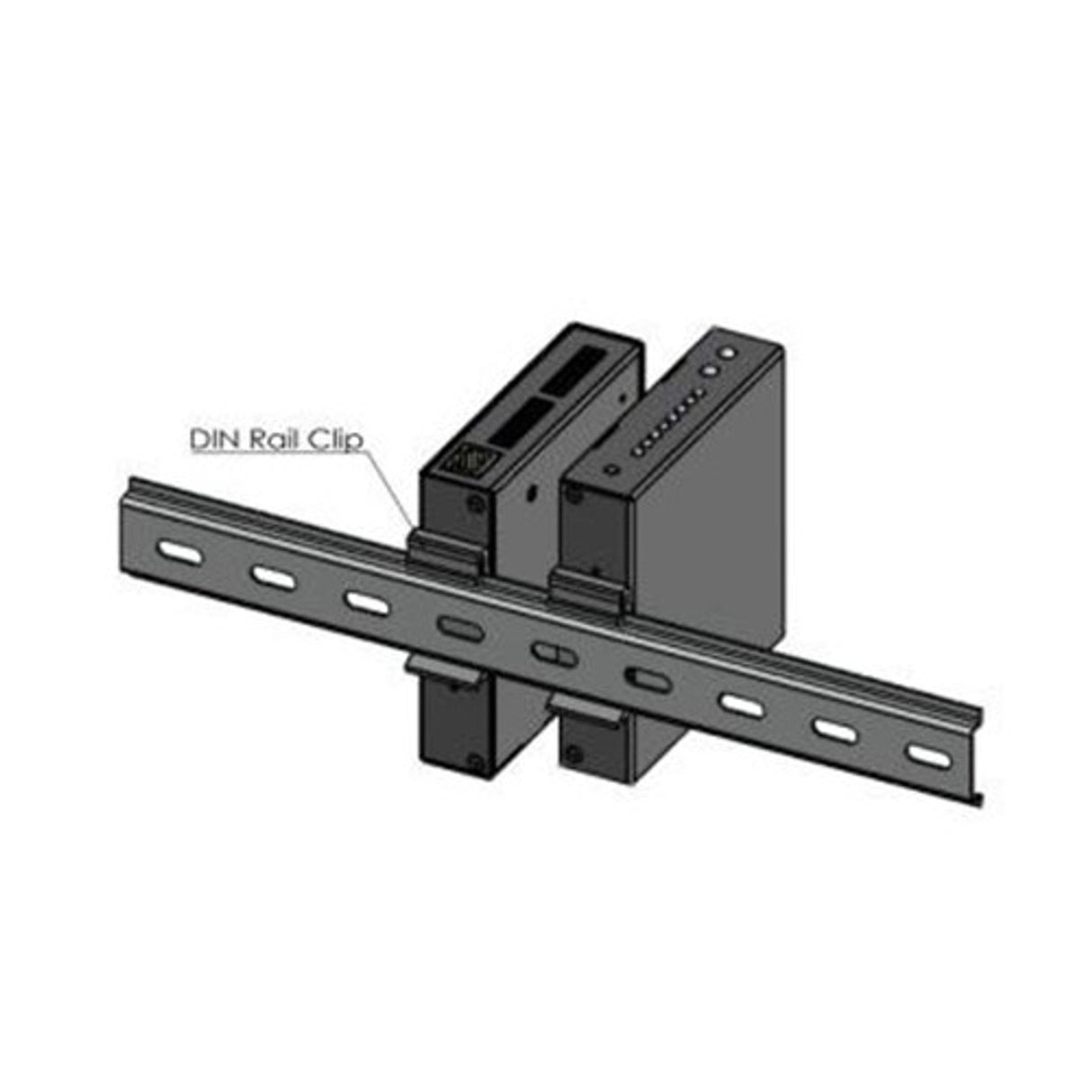AMX AVB-VSTYLE-DIN-MNT V Style DIN Rail Clip Mount Video Transmitters AMX