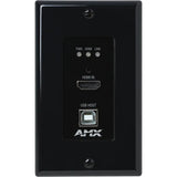 AMX DX-TX-DWP-4K60-BL DXLink 4K60 HDMI Wallplate Transmitter (Black) Video Transmitters AMX