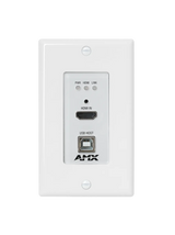 AMX DX-TX-DWP-4K60-WH DXLink 4K60 HDMI Wallplate Transmitter (White) Video Transmitters AMX