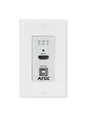 AMX DX-TX-DWP-4K60-WH DXLink 4K60 HDMI Wallplate Transmitter (White) Video Transmitters AMX