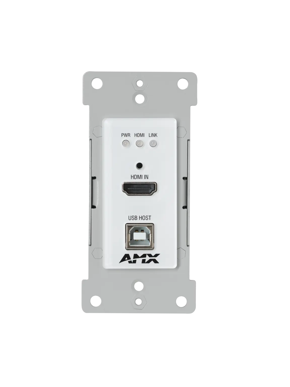 AMX DX-TX-DWP-4K60-WH DXLink 4K60 HDMI Wallplate Transmitter (White) Video Transmitters AMX