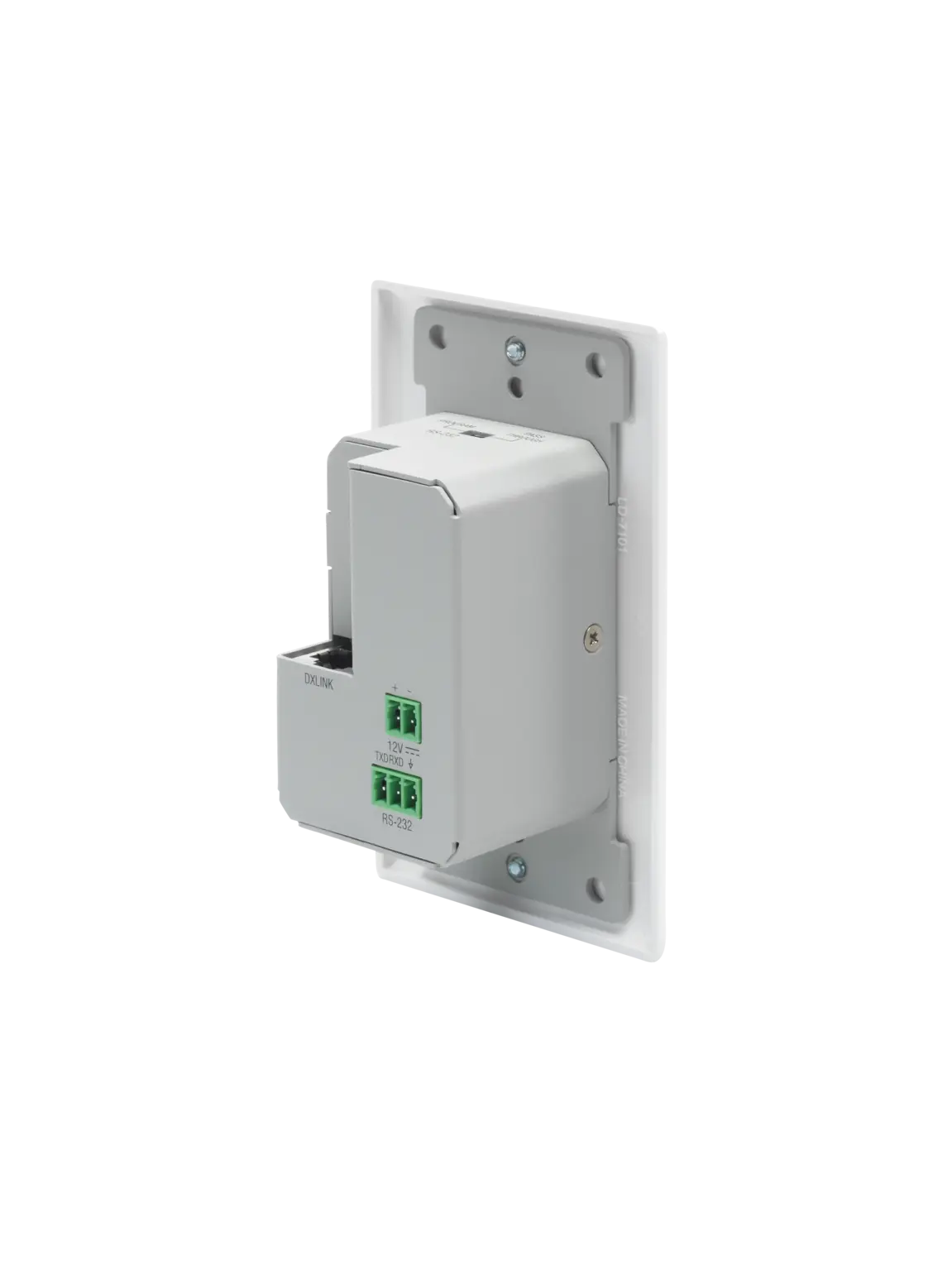 AMX DX-TX-DWP-4K60-WH DXLink 4K60 HDMI Wallplate Transmitter (White) Video Transmitters AMX