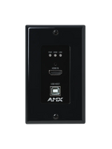 AMX DX-TX-DWP-4K60-BL DXLink 4K60 HDMI Wallplate Transmitter (Black) Video Transmitters AMX