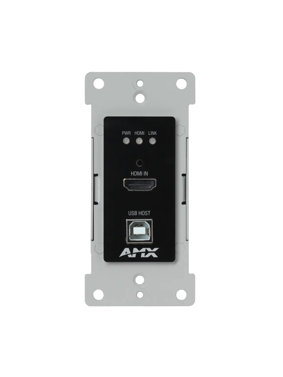 AMX DX-TX-DWP-4K60-WH DXLink 4K60 HDMI Wallplate Transmitter (White) Video Transmitters AMX