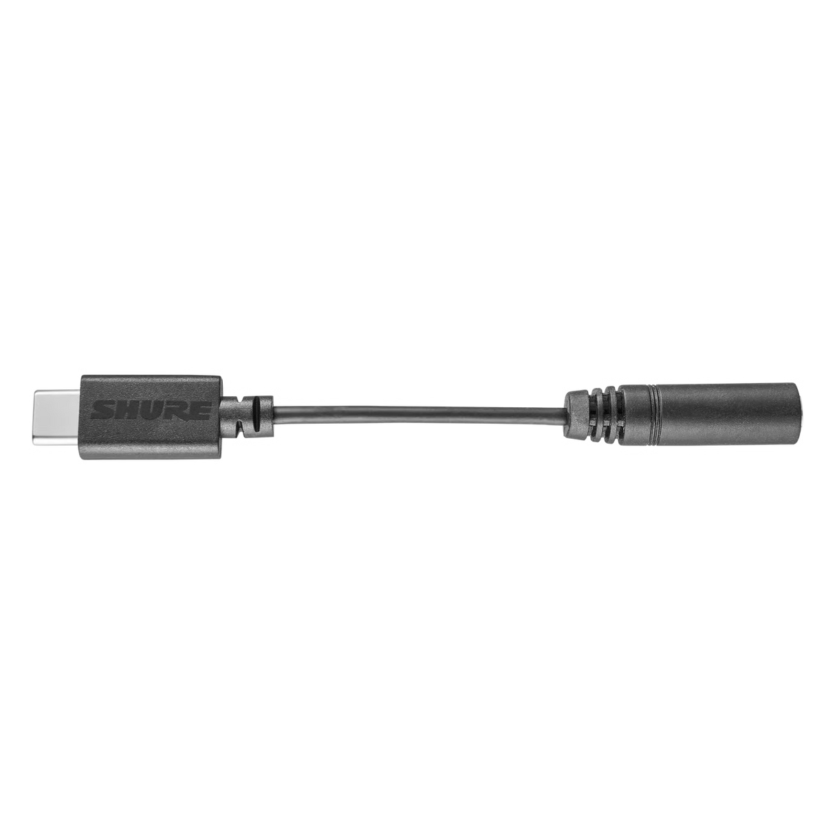Shure AMXWX-USBC-3.5MM USB-C to TRS Audio Adapter Dongle for Microflex Wireless neXt Microphones Shure