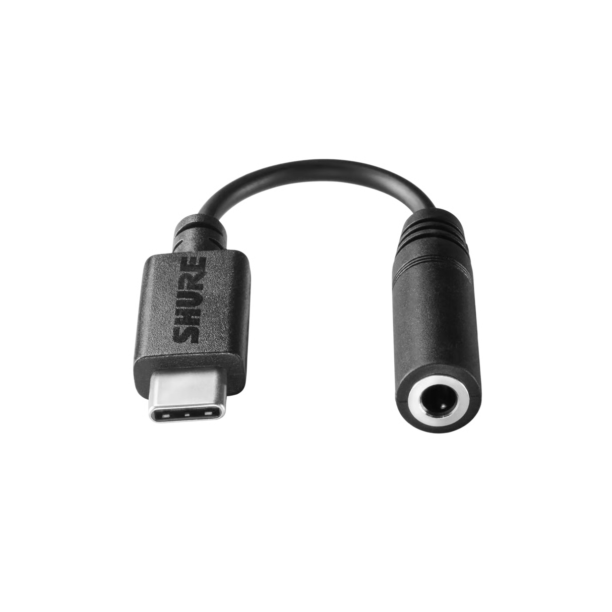 Shure AMXWX-USBC-3.5MM USB-C to TRS Audio Adapter Dongle for Microflex Wireless neXt Microphones Shure