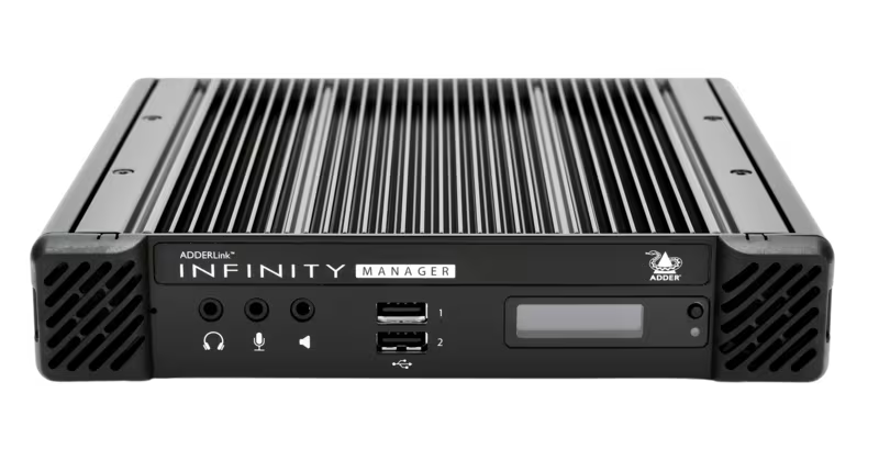 Adder ASP-001-US AdderLink InAdderLink Infinity Manager (AIM) - Scalable IP KVM Matrix Control Server for Enterprise AVfinity Manager Device - supports 24 End Points KVM Switches Adder Technology