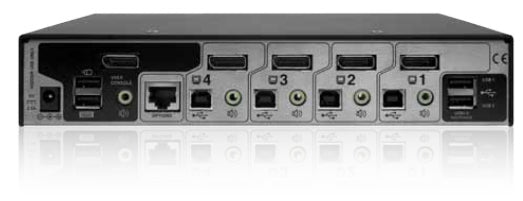 Adder AV4PRO-DP-US: 4-Port DisplayPort USB KVM Switch for Secure High-Res Video Control