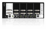 Adder AV4PRO-DVI-DUAL-US: 4-Port Dual DVI-I USB KVM Switch for Multi-Monitor Control