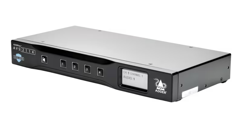 Adder AVS-2114 Secure 2-Port KVM Switch