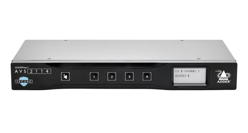 Adder AVS-2114 Secure 2-Port KVM Switch