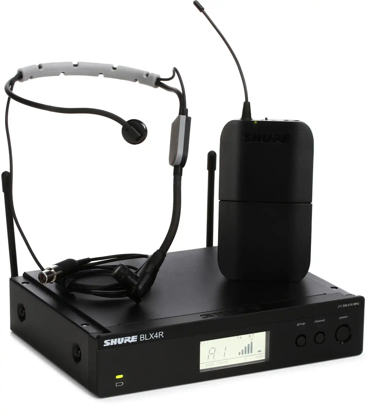 Shure BLX14R/SM35-H10 Rackmount Wireless Headset System Microphones Shure