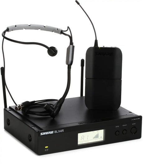 Shure BLX14R/SM35-H10 Rackmount Wireless Headset System Microphones Shure