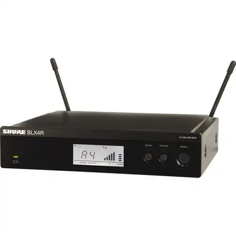 Shure BLX4R-H10 BLX Wireless Rackmount Receiver (H10 Band) Microphones Shure