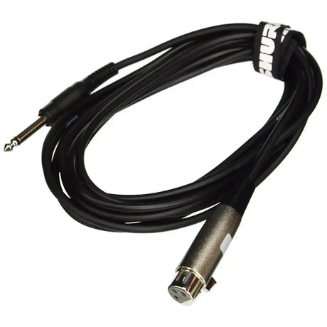Shure C15AHZ Audio Cable - Professional 15-Foot Microphone Cable with 1/4-Inch Male to XLR Female Connectors for Instrument and Line-Level Applications Microphones Shure
