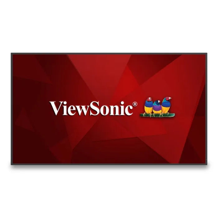 ViewSonic CDE6530-E1 65" 4K UHD Wireless Presentation Display Bundle with Wi-Fi 6 Adapter, Wall Mount, Android 11, 450 cd/m² Brightness, 24/7 Operation. Interactive Displays ViewSonic