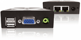 AdderLink X200 - Fully Featured USB KVM Extender with Audio for Dual-Computer Control over CATx up to 650ft