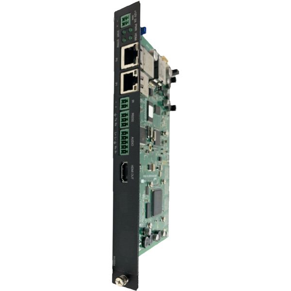 AMX NMX-ENC-N1133A-C N1000 Series AV Over IP Encoder with KVM, AES67 Support, Card Video Transmitters AMX