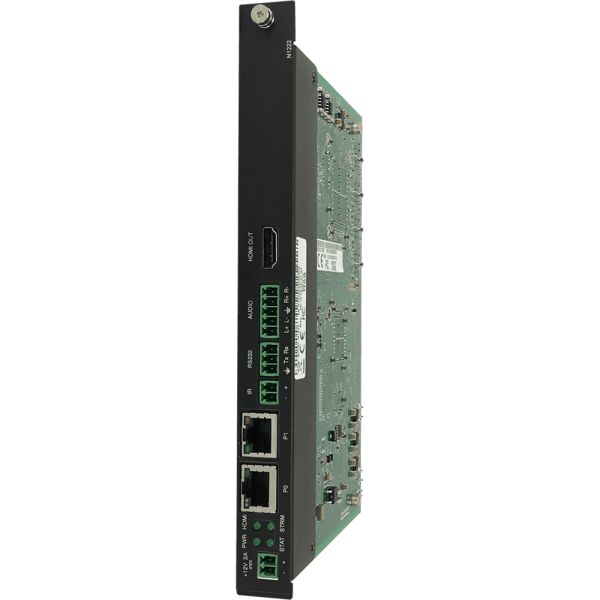 AMX NMX-DEC-N1222A-C N1000 Series AV Over IP Decoder with AES67 Support, Card Video Transmitters AMX