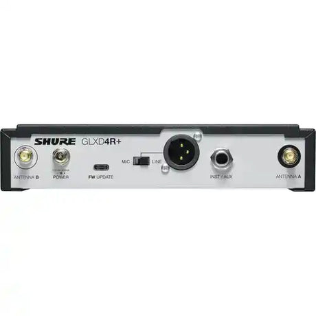 Shure GLXD14R+/93 Digital Wireless Rack System with WL93 Lavalier Microphone Z3 Band Microphones Shure