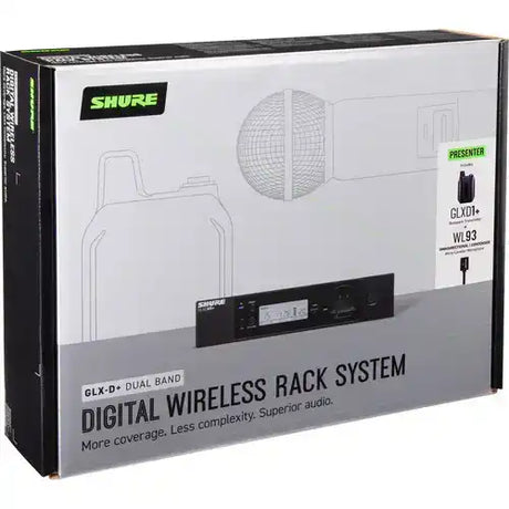 Shure GLXD14+/B98 Digital Wireless Instrument System with BETA 98H/C Microphone Z3 Band Microphones Shure