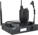 Shure GLXD14R+/B98 Digital Wireless Rackmount Instrument System with BETA 98H/C Microphone Microphones Shure