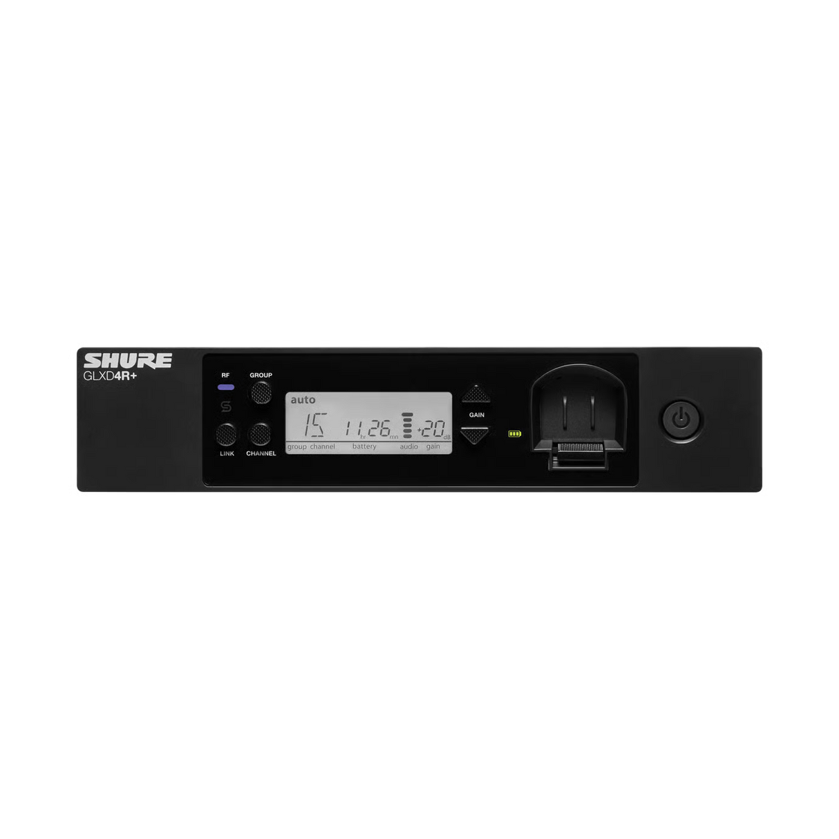 Shure GLXD14R+/MX53-Z3 Digital Wireless Rack System with MX153 Headworn Earset Microphone Microphones Shure
