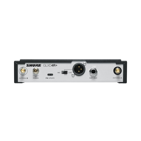 Shure GLXD14R+/MX53-Z3 Digital Wireless Rack System with MX153 Headworn Earset Microphone Microphones Shure