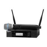 Shure GLX-D+ Dual-Band Rack Wireless System with BETA 87A Microphone Z3 Microphones Shure