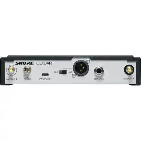 Shure GLXD24R+/B58 Digital Wireless Rack System with BETA 58A Vocal Microphone Z3 Band Microphones Shure