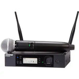 Shure GLXD24R+/SM58 Digital Wireless Rack System with SM58 Vocal Microphone Z3 Band Microphones Shure