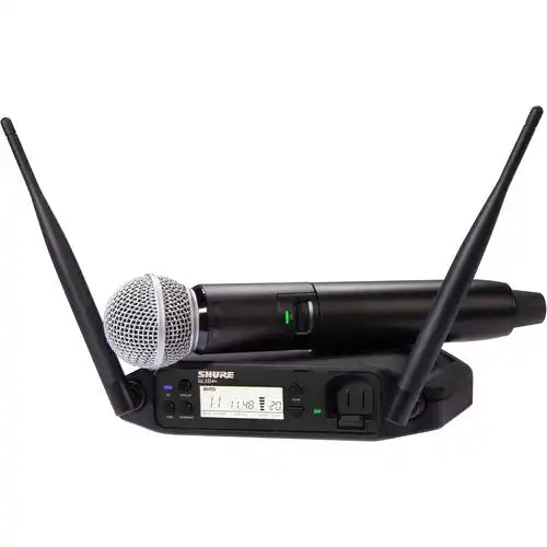 Shure GLXD24+/SM58 Dual Band Wireless Vocal System Microphones Shure