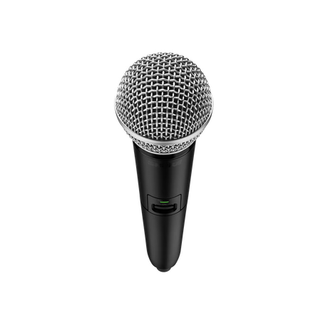 Shure GLXD2+/SM58 Digital Wireless Dual Band Handheld Transmitter with SM58 Vocal Microphone Microphones Shure