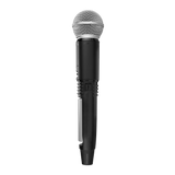 Shure GLXD2+/SM58 Digital Wireless Dual Band Handheld Transmitter with SM58 Vocal Microphone Microphones Shure