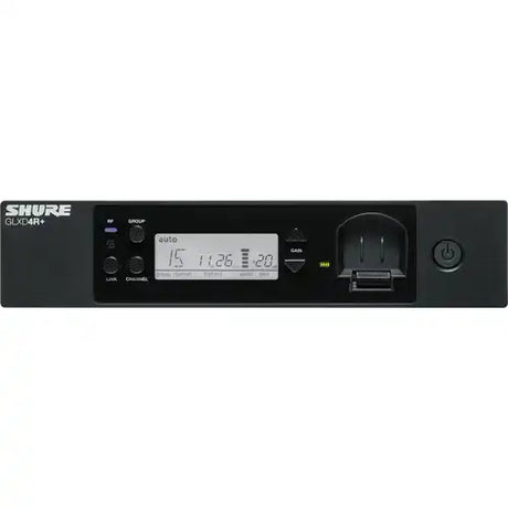 Shure GLXD4R+ Dual-Band Wireless Rack Receiver (Z3) Microphones Shure