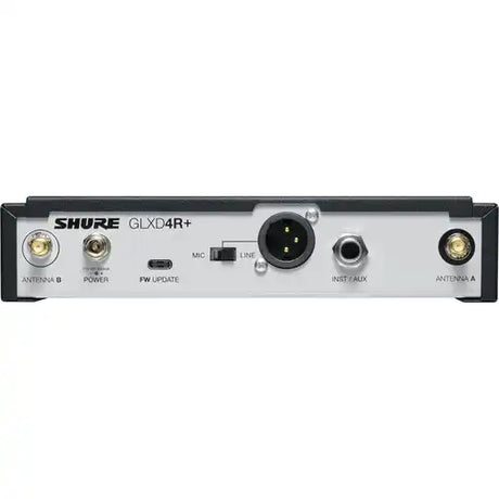 Shure GLXD4R+ Dual-Band Wireless Rack Receiver (Z3) Microphones Shure