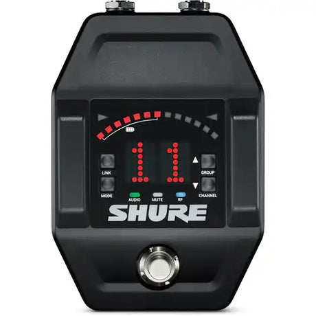 Shure GLXD6+ Digital Wireless Dual Band Guitar Pedal Receiver (Z3 Band) Microphones Shure