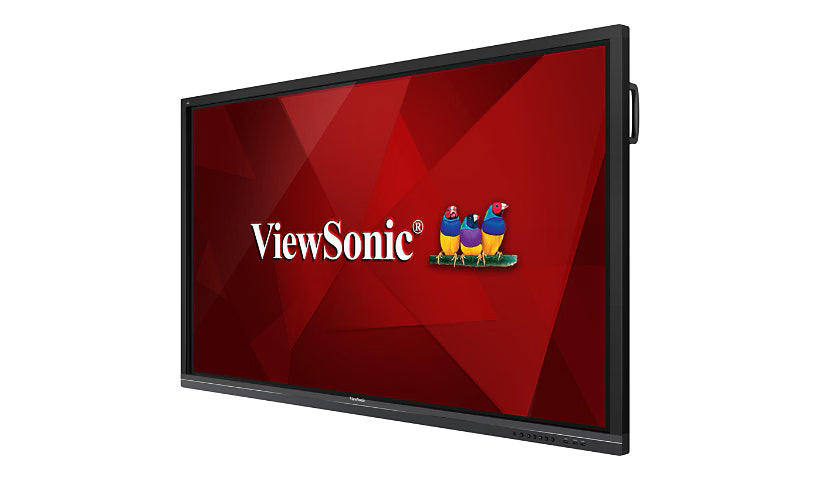 ViewSonic IFP6552-1C-E2 65" 4K Interactive ViewBoard Bundle, 33-Point Multi-Touch, myViewBoard Suite, Beamforming Mic & 45W Soundbar, WiFi/Bluetooth Adapter, ADA-Compliant Rolling Mobile Cart for Education Interactive Displays ViewSonic