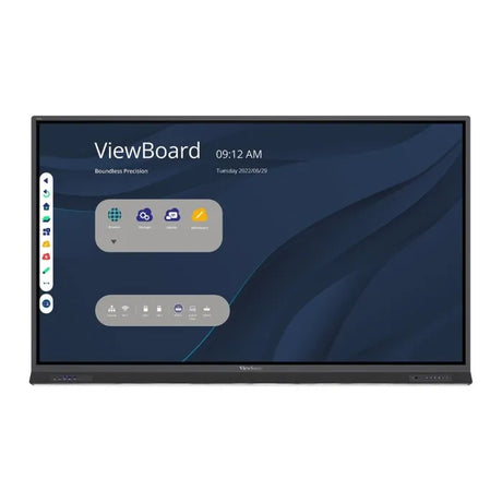 ViewSonic IFP7552-1TAA 75" TAA-Compliant 4K Interactive ViewBoard Display, 33-Point Multi-Touch, myViewBoard Suite, Beamforming Mic & 45W Soundbar, USB-C Power Delivery for Government & Secure Collaboration Interactive Displays ViewSonic