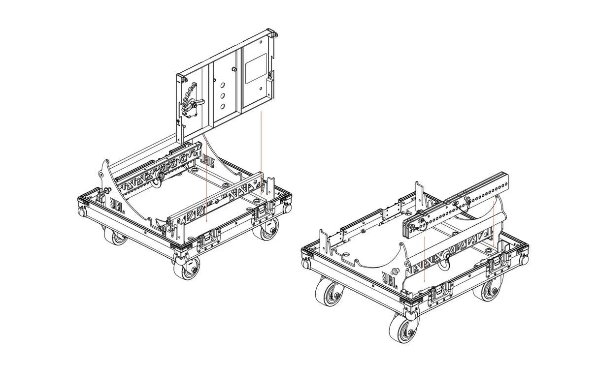 JBL VTX A6 Road Case – Transport & Storage for 4 Speakers