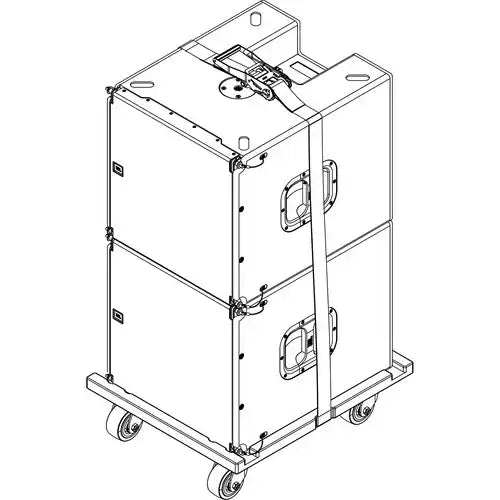 JBL SRX915SF VT Vertical Transporter – Transport Cart for SRX915SF Subwoofers