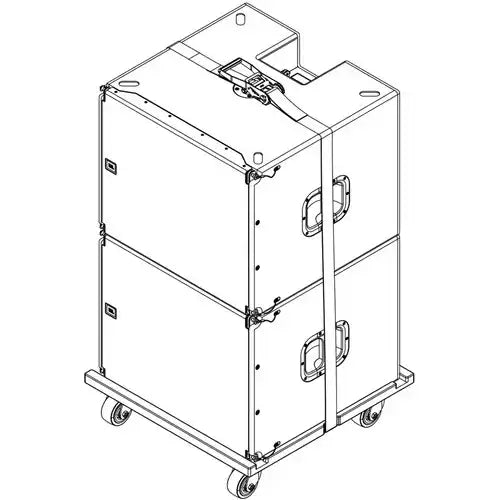 JBL SRX918S / SF VT Vertical Transporter – Subwoofer Transport Cart